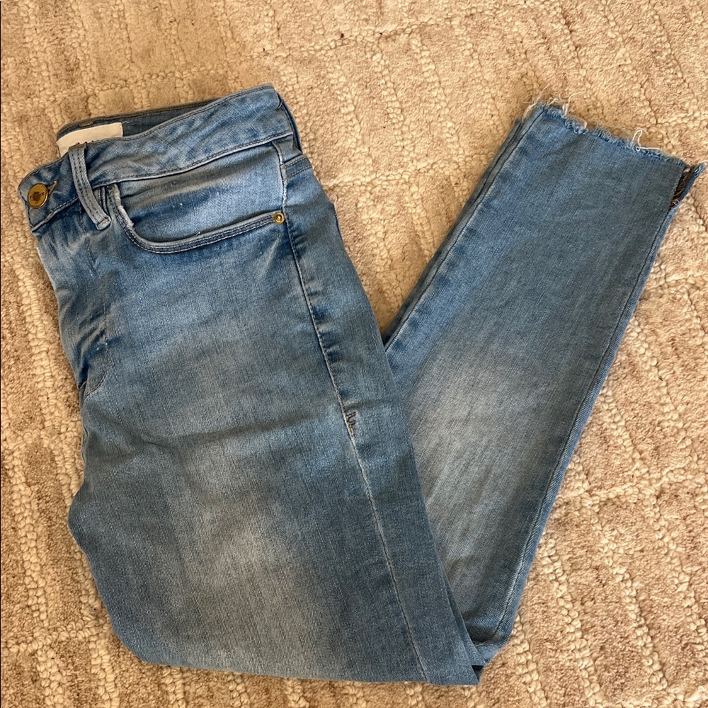Frame Denim Women's Skinny Jeans in Light Blue